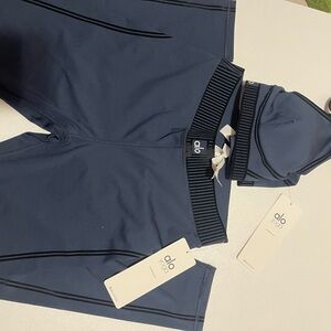 ALO Yoga Deep Blue Activewear Set